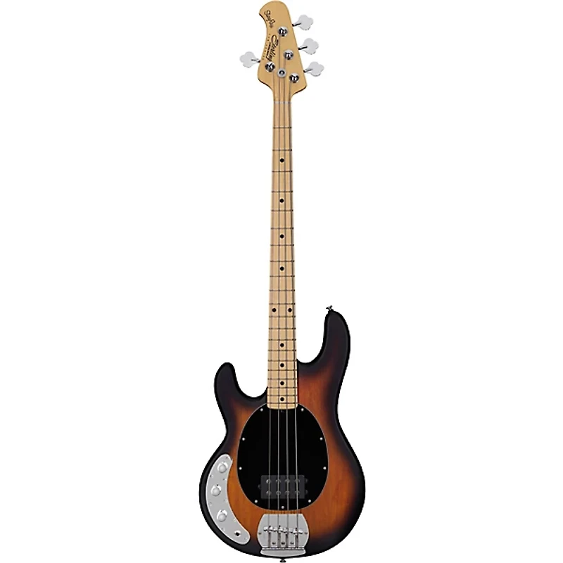 Sterling by Music Man StingRay RAY4LH Maple Fingerboard Left-Handed Electric Bass Guitar - Vintage Sunburst