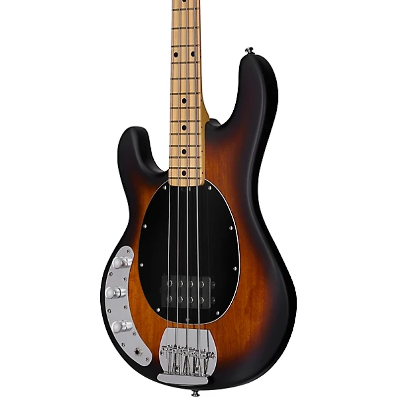 Sterling by Music Man StingRay RAY4LH Maple Fingerboard Left-Handed Electric Bass Guitar - Vintage Sunburst