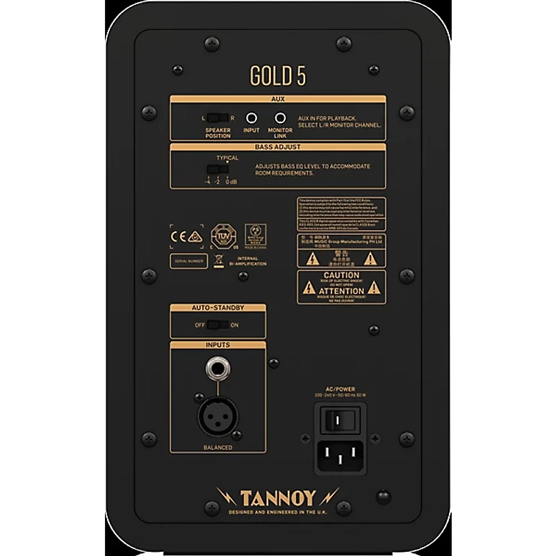 Tannoy GOLD 5 200W Active Studio Monitor