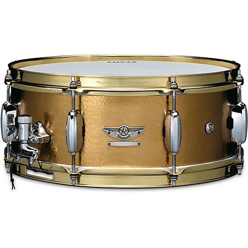 TAMA STAR Reserve Hand Hammered Brass Snare Drum 14 x 5.5 in.