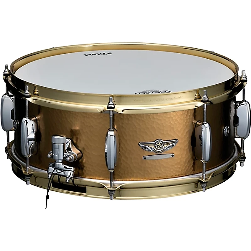 TAMA STAR Reserve Hand Hammered Brass Snare Drum 14 x 5.5 in.