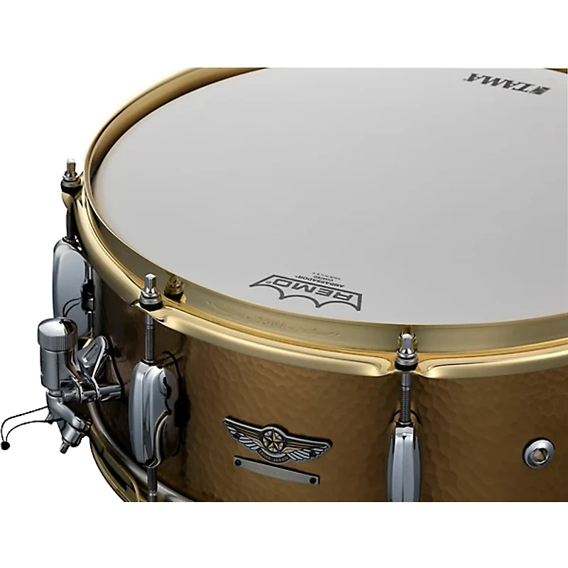 TAMA STAR Reserve Hand Hammered Brass Snare Drum 14 x 5.5 in.