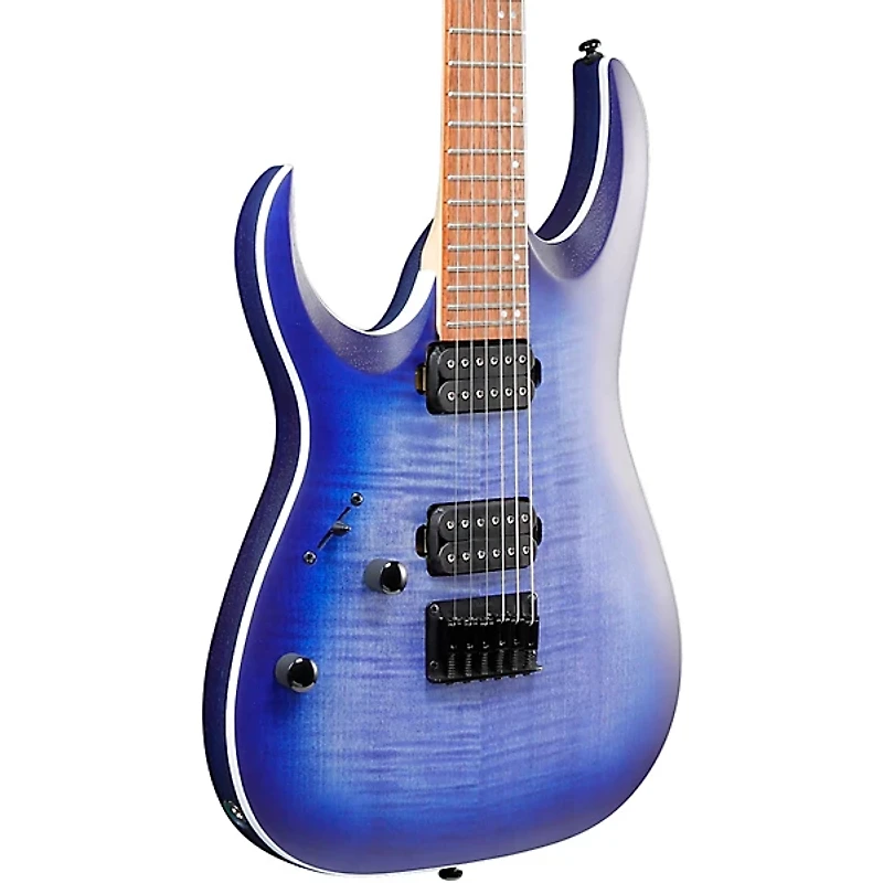 Ibanez RGA42FML RGA Series Electric Guitar Flat Blue Lagoon Burst