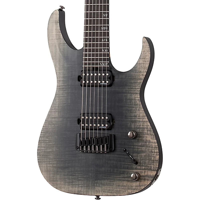 Schecter Guitar Research Banshee Mach 7-String Extended Electric Guitar FalloutBurst