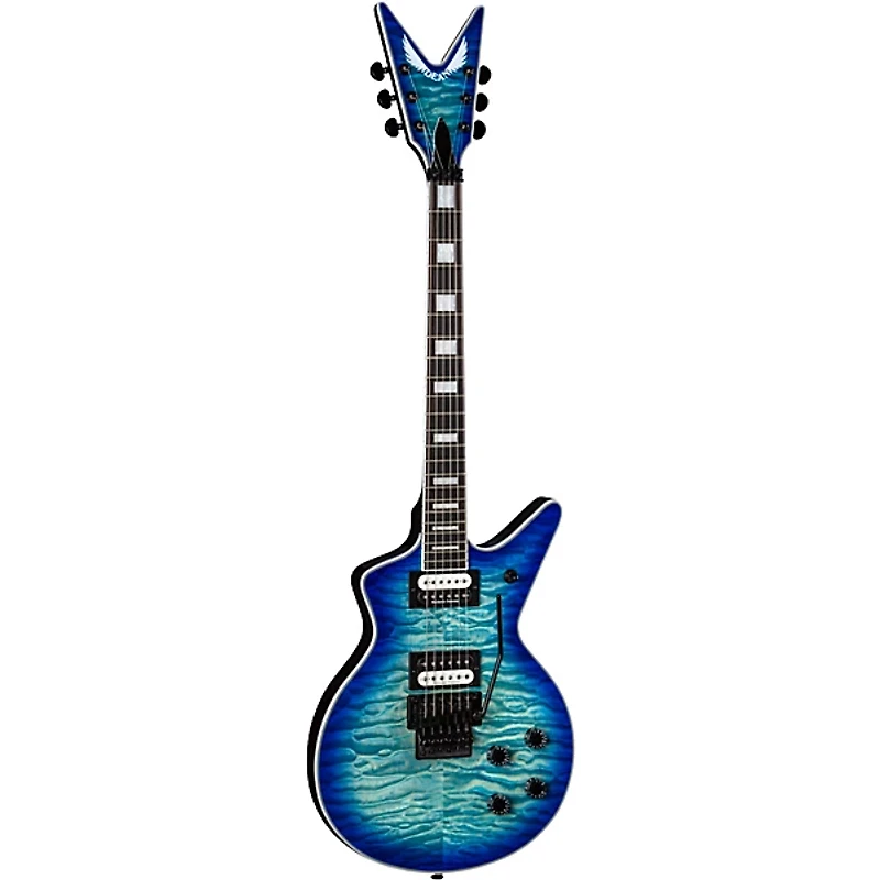 Dean Cadi Select Quilt Top Floyd Electric Guitar Ocean Burst