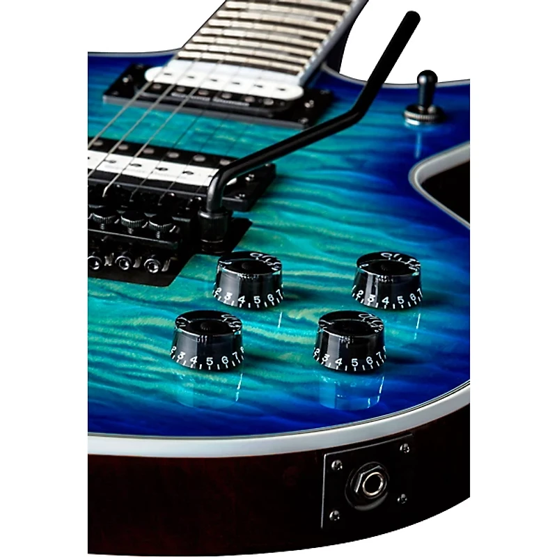 Dean Cadi Select Quilt Top Floyd Electric Guitar Ocean Burst
