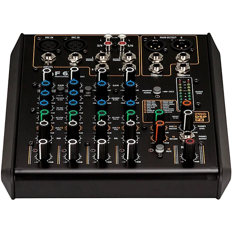 RCF F 6X 6-Channel Mixing Console