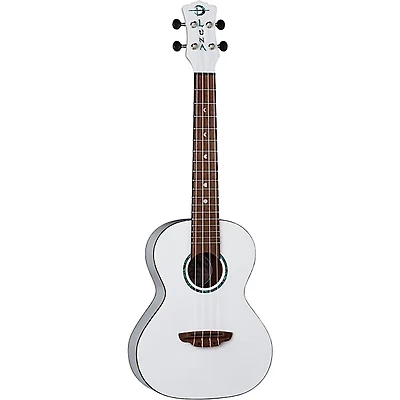 Luna Hau Snow Tenor Ukulele White