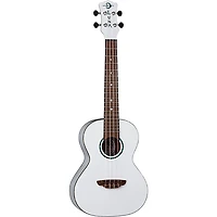 Luna Hau Snow Tenor Ukulele White