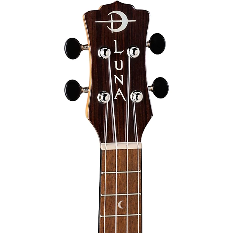 Luna Vista Deer Tropical Wood Concert Acoustic-Electric Ukulele Gloss Natural