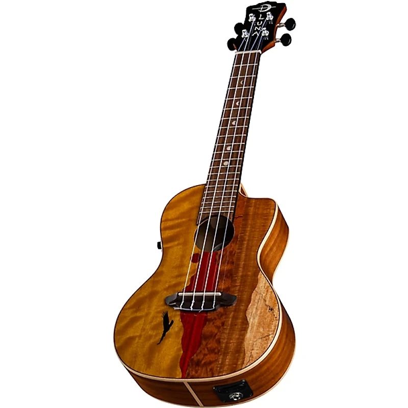 Luna Vista Eagle Tropical Wood Concert Acoustic-Electric Ukulele Gloss Natural