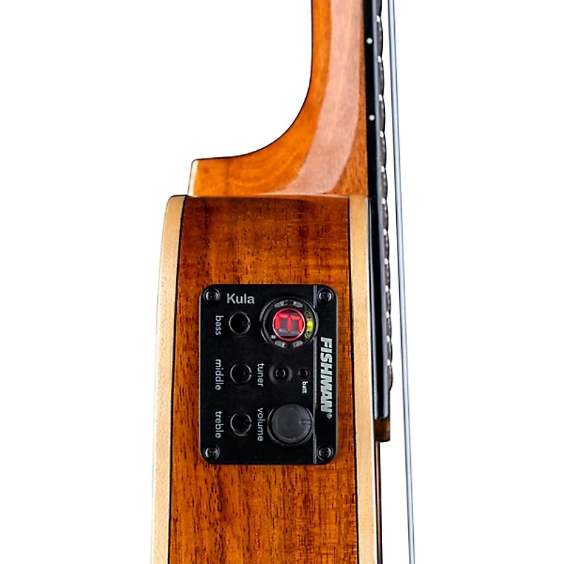 Luna Vista Wolf Tropical Wood Concert Acoustic-Electric Ukulele Gloss Natural