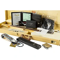 Fender Custom Shop Jimmy Page Signature Telecaster Electric Guitar White Blonde