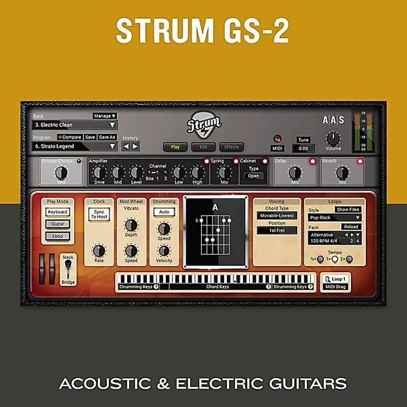 Applied Acoustics Systems Funky Cat - Sound Pack for the Free AAS Player or Strum GS-2 (Download)