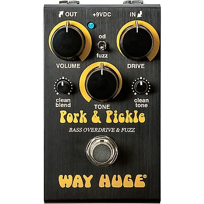 Way Huge Electronics Smalls Pork & Pickle Bass Overdrive Effects Pedal