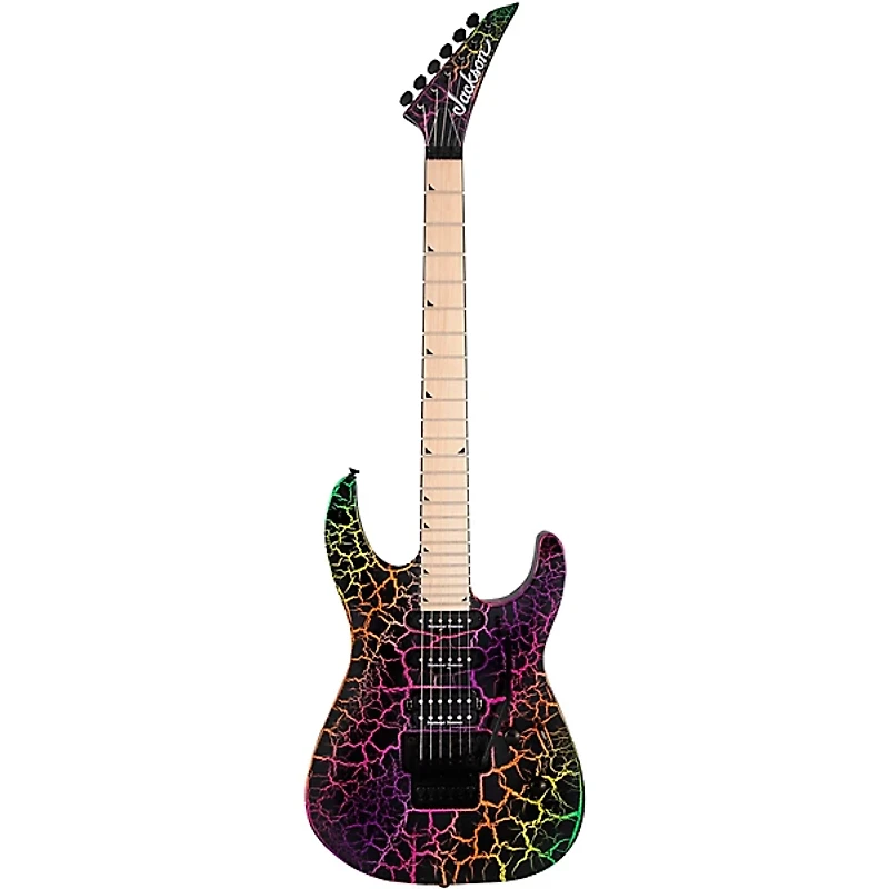 Jackson Pro Series Soloist SL3M Electric Guitar Rainbow Crackle
