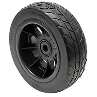 RockNRoller RWHLO10X3BK 10"x3" R-Trac Wheel for R10, R12 Carts, Black Hub 2-Pack