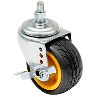 RockNRoller RCSTR4X2 4"x2" Ground Glider Wide Caster Upgrade for R2 Carts 2-Pack