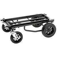 RockNRoller R12STEALTH Multi-Cart All-Terrain With R-Trac Wheel, Stealth Black