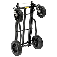 RockNRoller R12STEALTH Multi-Cart All-Terrain With R-Trac Wheel, Stealth Black
