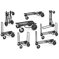 RockNRoller R12STEALTH Multi-Cart All-Terrain With R-Trac Wheel, Stealth Black