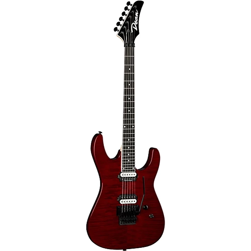 Dean Modern 24 Select Flame Top With Floyd Rose Bridge Electric Guitar Transparent Cherry