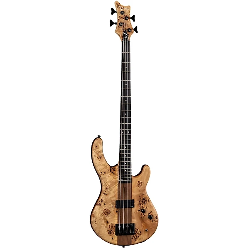 Dean Edge Pro Select Burled Poplar Electric Bass Satin Natural