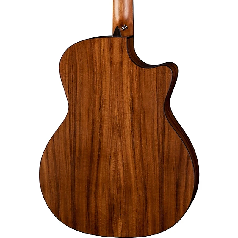 Luna High Tide Koa Left-Handed Grand Concert Acoustic/Electric Guitar Satin Natural