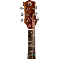 Luna High Tide Koa Left-Handed Grand Concert Acoustic/Electric Guitar Satin Natural