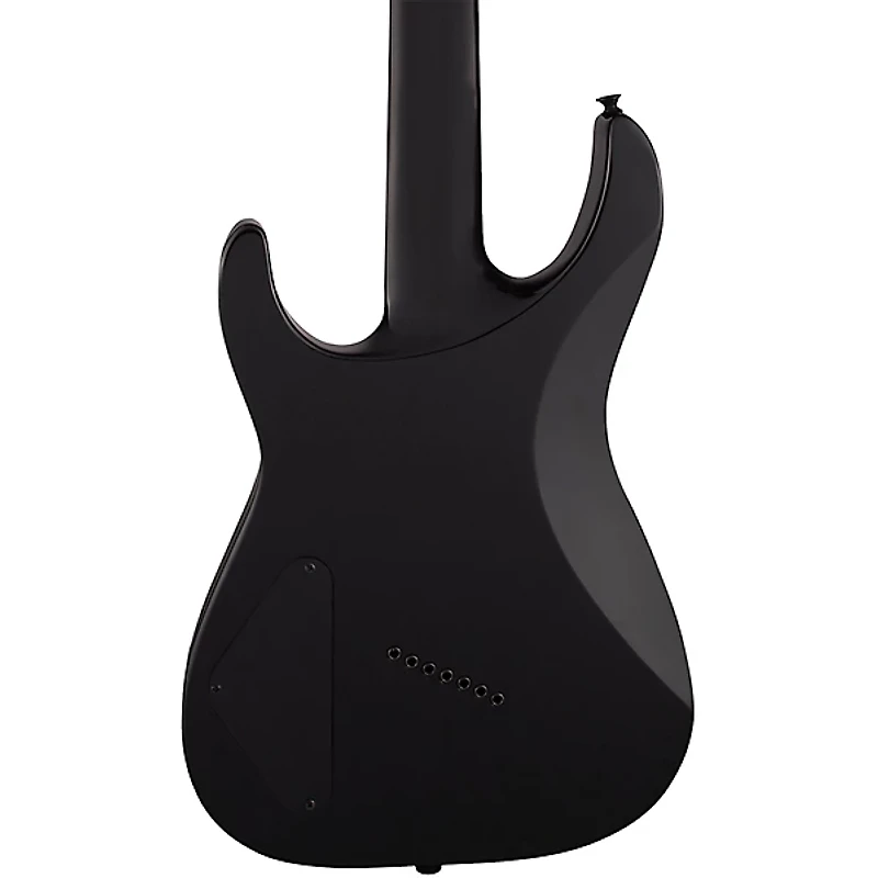 Jackson X Series Soloist Arch Top SLATX7Q MS 7-String Multi-Scale Electric Guitar Transparent Blue Burst