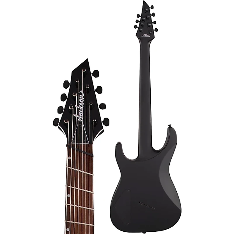 Jackson X Series Soloist Arch Top SLATX8Q MS 8-String Multi-Scale Electric Guitar Transparent Black Burst