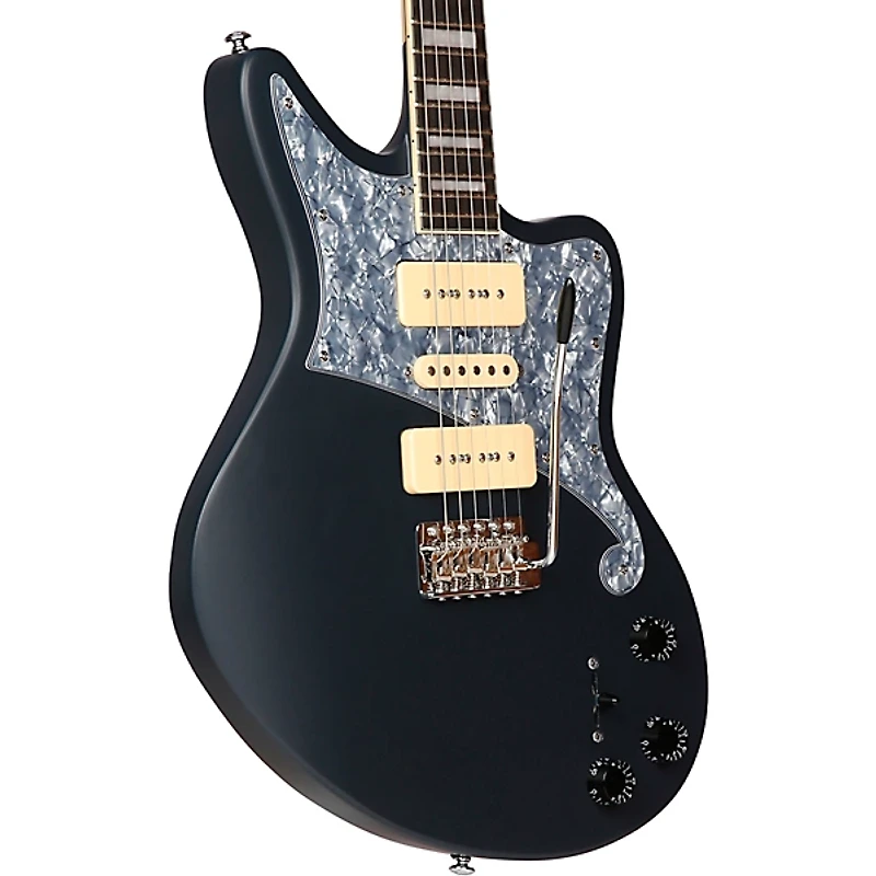 D'Angelico Premier Series Bob Weir Bedford Solidbody Electric Guitar With Tremolo Matte Stone