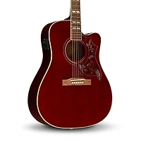 Epiphone Hummingbird EC Studio Limited-Edition Guitar Center-Exclusive Acoustic-Electric Guitar Wine Red