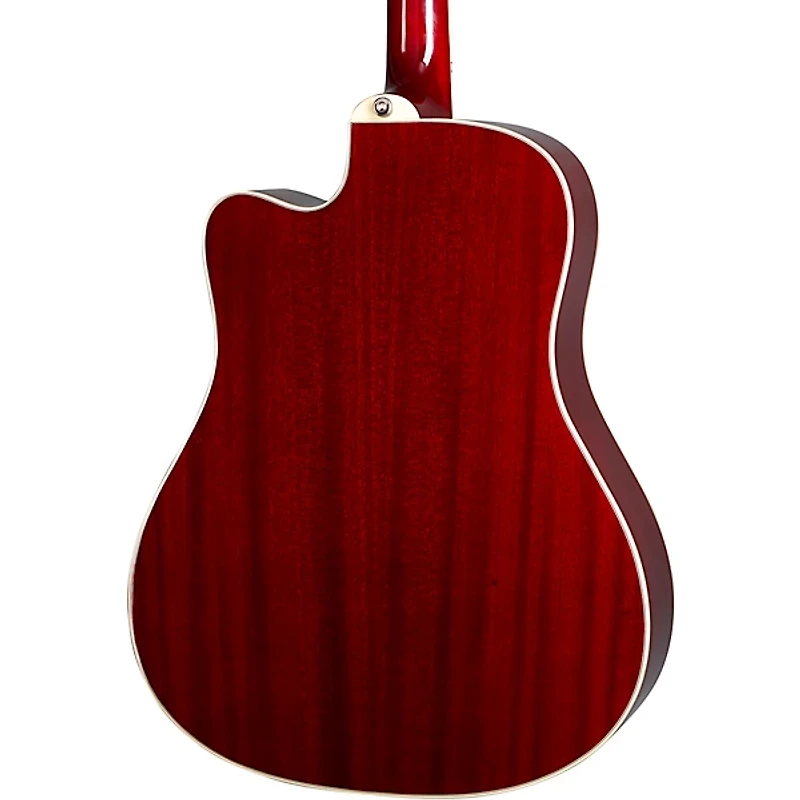 Epiphone Hummingbird EC Studio Limited-Edition Guitar Center-Exclusive Acoustic-Electric Guitar Wine Red