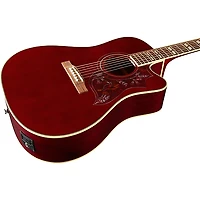 Epiphone Hummingbird EC Studio Limited-Edition Guitar Center-Exclusive Acoustic-Electric Guitar Wine Red