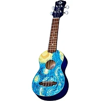 Luna Starry Night Soprano Ukulele Starry Night