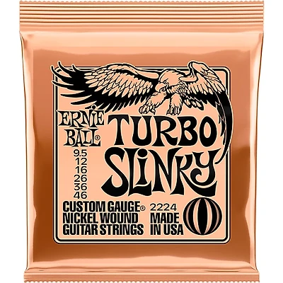 Ernie Ball 2224 Turbo Slinky (9.5-46) Nickel Wound Electric Guitar Strings