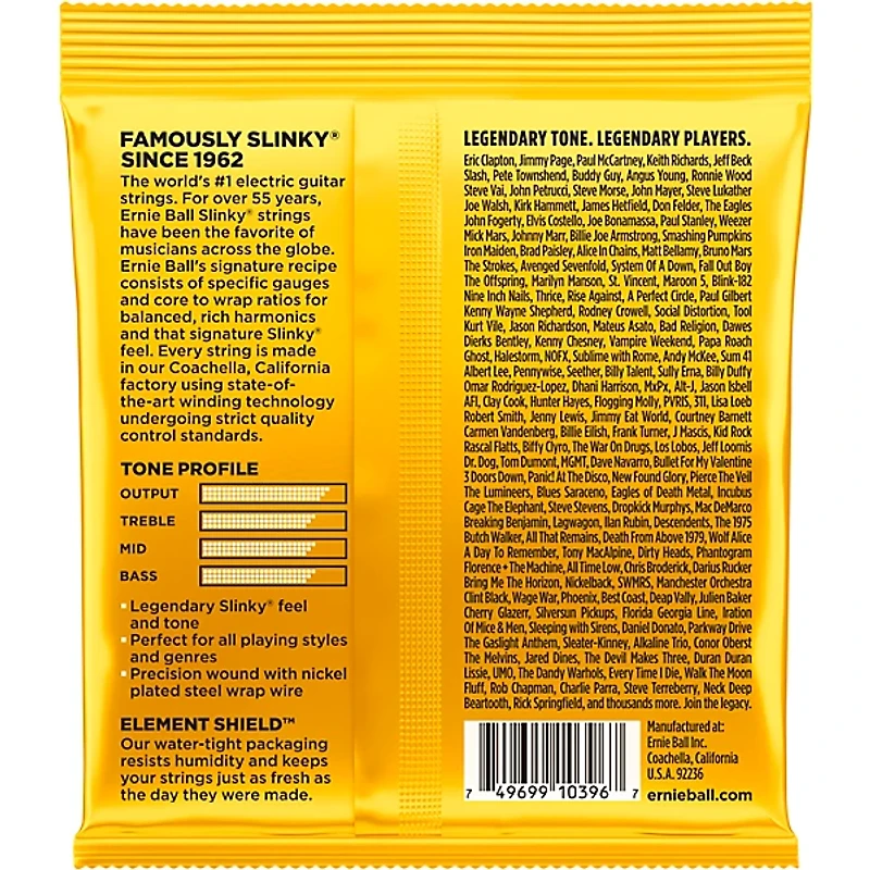 Ernie Ball Skinny Top/Beefy Bottom 2216 (10-54) Nickel Wound Electric Guitar Strings