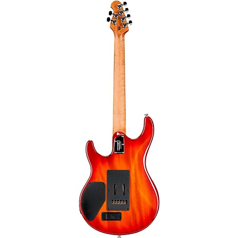 Ernie Ball Music Man Luke III HH Flame Maple Top Rosewood Fingerboard Electric Guitar Cherry Burst