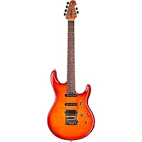 Ernie Ball Music Man Luke 3 HSS Flame Maple Top Rosewood Fingerboard Electric Guitar Cherry Burst