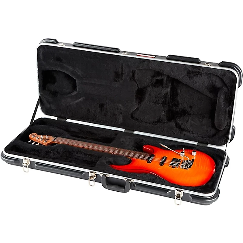 Ernie Ball Music Man Luke 3 HSS Flame Maple Top Rosewood Fingerboard Electric Guitar Cherry Burst