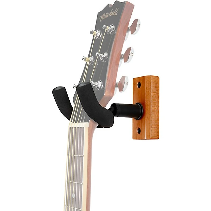 Proline GH5MH Solid Wood Guitar Wall Hanger 2-Pack - Mahogany