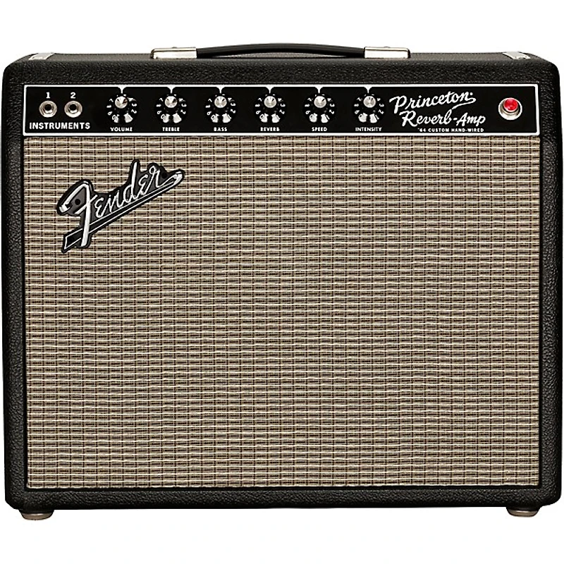 Fender '64 Custom Princeton Reverb 12W 1x10 Tube Guitar Combo Amp Black