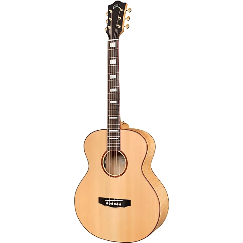 Guild Jumbo Junior Reserve Maple Acoustic-Electric Guitar Natural