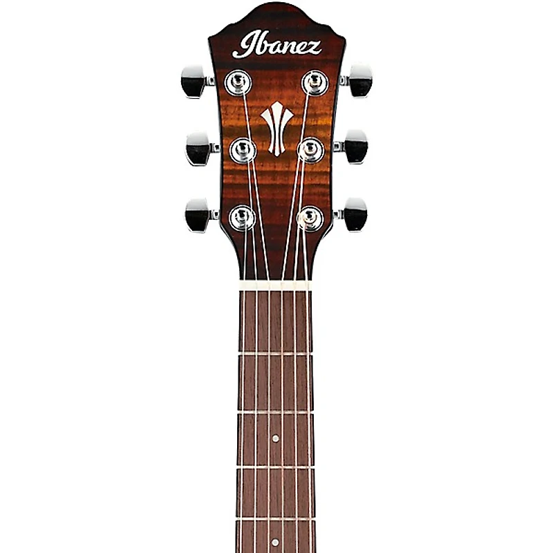 Ibanez AEG70L AEG Left-Handed Grand Concert Acoustic-Electric Guitar Tiger Burst High Gloss