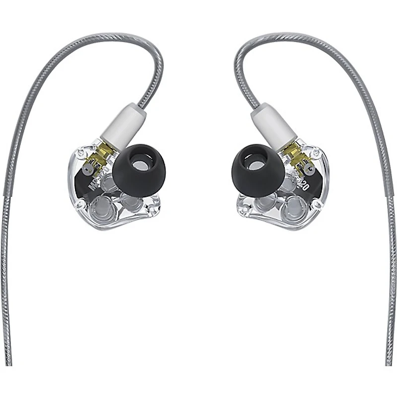Mackie MP-320 In-Ear Monitors With Triple Dynamic Drivers Clear