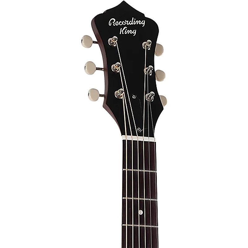 Recording King RPS-11-FE3-TBR Series 11 Single 0 Acoustic-Electric Guitar With Fishman Sonitone Pickup Brown Burst