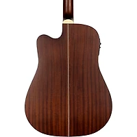 Mitchell T311CE Solid Spruce Top Dreadnought Mahogany Acoustic-Electric Guitar Edge Burst