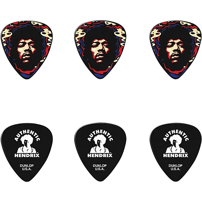 Dunlop Jimi Hendrix '69 Psych Series Guitar Picks & Tin