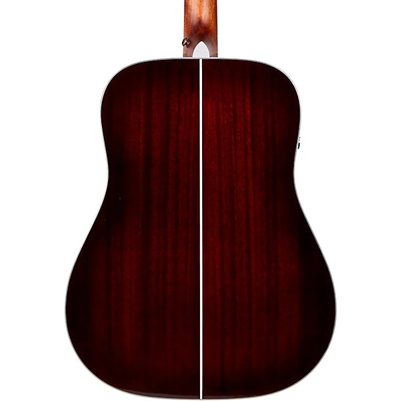 D'Angelico Premier Series Lexington Dreadnought Acoustic-Electric Guitar Trans Black Cherry Burst